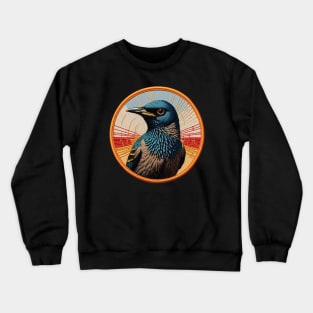 Juvenile Starling Embroidered Patch Crewneck Sweatshirt